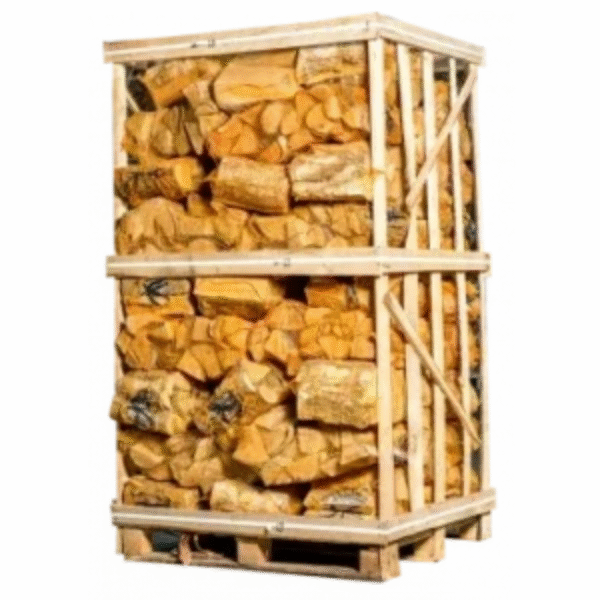 Bois de chauffage en bouleau 25 cm – 80 sacs – Bois 100 % sec et propre